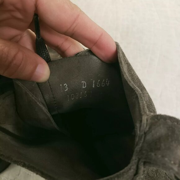 Allen Edmonds Caen Normandy Cap Toe Boots Brown Suede Leather Mens Size 13 D - Picture 8 of 9